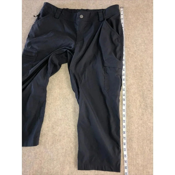 Duluth Trading Co Womens capri 14 Blue Cargo Hiking Active - Picture 11 of 15